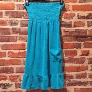 Juicy Couture Terry Cover-Up Dress -Blue Sz Small
